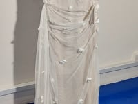 [046]NM  Bohemian Super Fairy Mermaid French Light Wedding Dress, Floral Bridal Robe, Luxury Strapless Dress for Engagement & Wedding Send-off