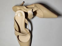 [875]NM  Chic recommendation?c Style Strongly Recommended for Yourself! Elongates Legs! European and American Apricot Color Pointed Toe Thin Heel High Heels Fairy Open-Toe Sandal