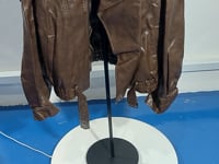 [096]G   JAYKY YANG [Millennium Revival] Y*L Vintage PU Leather Jacket Loose Slimming Biker Jacket Top