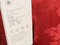 [950]GM   Retro Red Cheongsam Midi-Length Bride's Toast Dress Spring & Autumn Engagement Gown