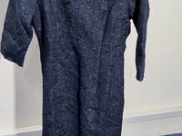 [912]G   Ink wash design a-line skirt autumn new series simple figure-flattering embellished dress with textural jacquard luxury noble lady elegance