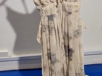 [792]N Chen Jianan NNS [Ruhua Jiangnan] New Chinese Style Elegant Ink Tie-Dye Print Halter Dress
