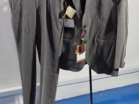 [749]MM  Men's Single-Button Lapel Work Suit for Men