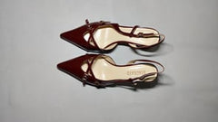 [046]GM   New Grace Cream French High Heel Closed-Toe Sandals S6681CH4