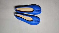 [318]GM   Toe Flats Cowhide Leather  Niche Pinched Pleat Flat Shoes - Thursday