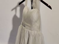 [981]MG     Gray Long Bridesmaid Dress, Wedding Sisterhood Gown, Evening Party and Annual Gala Formal Dress for Women