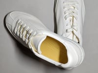 [527]NM Spring-Summer Breathable Single-Layer Leather Handmade Fashion Shoes Lightweight Sole German Training Alexander Wang White Sneakers