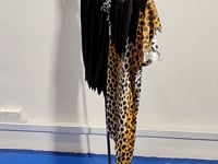 [616]N Halloween Adult Women's and Men's Indigenous African Primal Indian Wild Man Costume for Cosplay