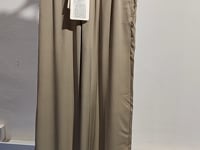 [211]MM  Silky Barely-There Feel Stretch Double-Sided Satin Loose, Heavyweight Women's Pants