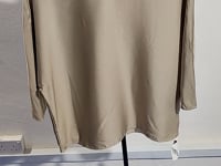 [467]NM  Goddess Charm Smooth Bare Feel Elastic Double-sided Satin Blouse for Women