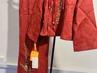 [819]NM  New Chinese Style Bridal Toast Dress Red Qipao Set Small Stature Formal Wear