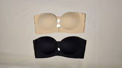 [348]G    [Carnival Price] Zhu Xudan's Same Style Xinmian Second Generation Front-Closure Bandage Bra for Women, Small Chest Push-Up Seamless Non-Slip Strapless Bra