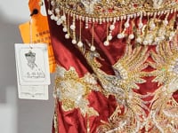 [491]G    Mingshang Sha "Beauty Drunk" Chinese-style Heavy Work Toast Dress New High-end Embroidered Bride Wedding Engagement Dress