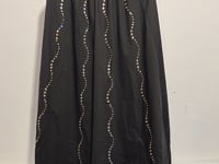 [314]G   ORG Black Sequin Designer Chic   Skirt