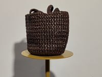 [459]N Estelle Stylish Palm Grass Pure Handmade Ultra-Light Woven Straw Bag Handheld Single-Shoulder Woven Bag