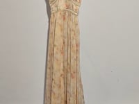 [917]N Since then, French floral spaghetti strap dress, summer chic, pink long dress, mini skirt, long dress for women, summer