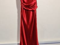 [889]N Echo Bridal Red Wedding Dress "Fiery Passion" Custom-made Engagement and Banquet Wedding Toast Gown