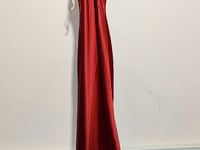 [401]N Echo Bridal Wine Red New Chinese Style Qipao Toasting Evening Gown Bride's Wedding Advanced Satin Morning Robe