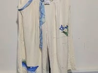 [981]N Three or Two Matters - Women's Van Gogh Wide-Leg Casual Pants, Summer 2025 New Arrival, Lightweight Printed Crop Cargo Pants, Coconut Breeze Sleeping Day Dream