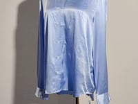 [733]G     Qingshanji 6A Grade Silk Women's Shirt  100% Mulberry Silk Commuter Top Double-sided Wear