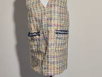 [548]G    Nothing Nine Shimmering Tide Plaid Top