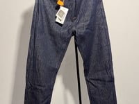 [722]G    Kuraishi Kaju American Heavyweight Black Men's Jeans Amekaji Loose Straight-Leg Pants