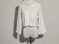 [181]G   Wuuus [Cus [Sunset Vacation] Small Xiaoxiang style elegant pearl jacket suit women's knitted shorts two-piece temperament
