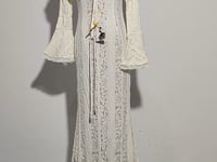 [770]G   Elegant off-shoulder lace long-sleeve slim-fit mermaid dress, inspired by HOUSE, perfect for annual parties