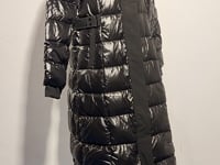 [361]N [Special Offer] Tambour Women's Mid-Length Down Jacket, Winter New Arrival, Authentic, High-End, Knee-Length, Slim Fit, Glossy Finish, Thickened, Warm Outerwear