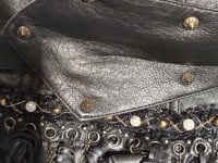 [079]G   NO ROMANCE Original Design Vintage Heavy Industry Punk Rock Splicing Chain Slim Fit Bikini Shorts