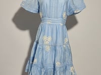 [149]G    Pumpkin Valley [Van Gogh's Blue Garden] Lyocell French Dress / Shirt / Halter Strap