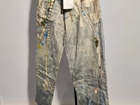 [903]G    PD's Greatest Works SEUNGHAO Edition Lace Pearl Printed Jeans Loose Straight cmvx Vintage Trousers