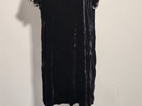 [921]G    Yingci New Chinese Style 100% Mulberry Silk Heavyweight Beaded Velvet Cheongsam Dress, Elegant and Trendy Dress