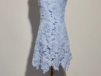 [082]N SP Shenzhen Nanyou High-End Women's Wear French Tweed-Style Diamond-Electroplated Sleeveless Water-Soluble Lace Dress