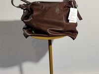 [585]M MOREN Hobo Bag. Vegetable-tanned cowhide, soft, French-style, commuter tote/handbag with a free-form structure and large capacity