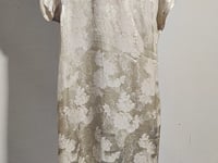 [863]N JKJS [Yulan Ying] Rayon Textured Jacquard New Chinese-Style Women's Summer Dress with High-End Feel, Slit Maxi Qipao