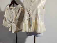 [453]N Basic House women's summer and autumn new two-piece set featuring a chic, age-defying madame-style top and shorts