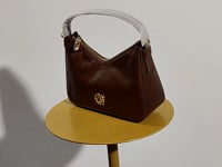 [569]N Shanshui Collection Hobo Bag - Vegetable-Tanned Leather Underarm Bag, Versatile Casual Crossbody/Shoulder Commute Bag, Dumpling-Style Women's Handbag