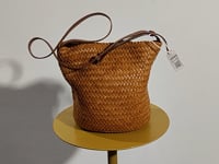 [363]N Arjomory boutique design women's large-capacity woven shoulder crossbody bag