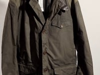[354]N The Wolfman's Days Director's Cut Exact Replica of Deuce's Suede Fisher A-2 Flight Jacket