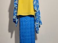 [032]G    Zhi Zao Si [Coconut Breeze Forest] Island Resort Outfit, Guofeng Famen Temple Shawl, Camisole, Song Dun Plunderneck Dress, One-Piece Song Xuan Skirt