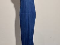 [699]GG      Round Neck Sleeveless Midi Dress Elegant Versatile Women's Dress