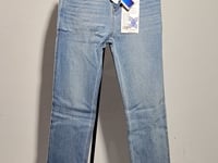 [768]G    Dalgrande Darling dual-core structure four-way stretch straight slim-fit denim nine-point pants for casual wear