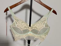 [024]G     Elegant Lace Embroidery Bra - Small Bust Push-Up and Lifting, Wire-Free, Sexy Bra that Enhances Bust Size