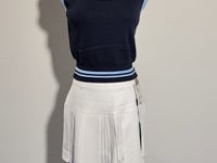 [662]G   Korean MALBON Women's Golf Clothing Set, Slim and Flattering Vest with Casual Sporty Skirt