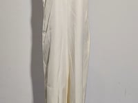 [330]N Meiyang MEIYANG Stripe Dress Textured V-Neck Loose Striped Sleeveless Vest Dress - Monday