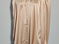 [059]N MandyZhang French Chic Acetate Shirt for Women Autumn Fashion Knot-Collar Elegant Versatile Long Sleeve Top