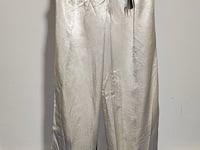 [571]N SUSHE Huixa Women's High-Waisted Wide-Leg Pants, Pleated and Raw Edge Design for a Draping, Loose Fit