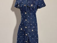 [709]GG     Elegant Sweet and Skinny Bow Tennis Skirt in Denim Blue - Chanel-Inspired Short Skirt