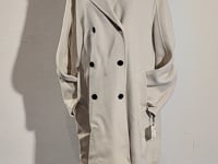 [297]GM   Cashmere Double-Breasted Handmade Double-Faced Wool Coat for Women, Small Stature, Overcoat